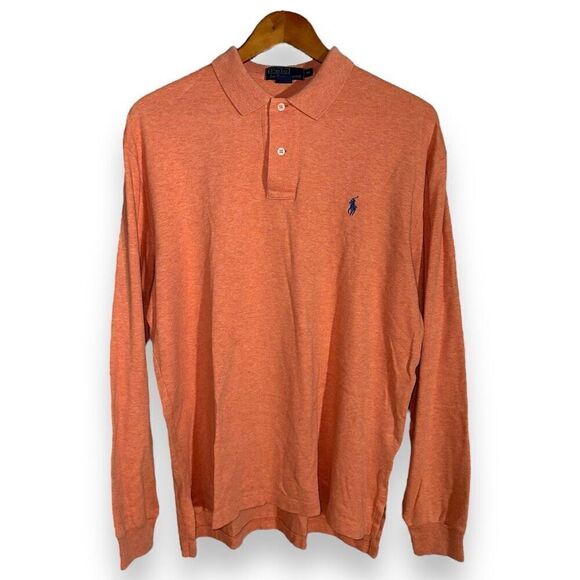 Polo by Ralph Lauren Other - Orange Polo Ralph Lauren L/S Soft Touch Polo Shirt Size M